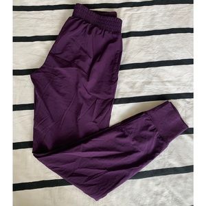 WAYF Purple Joggers With Pockets